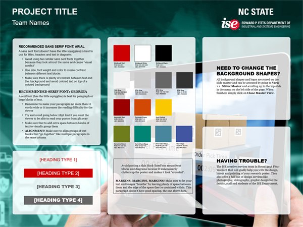 Supply Chain and Logistics Poster Template | Green