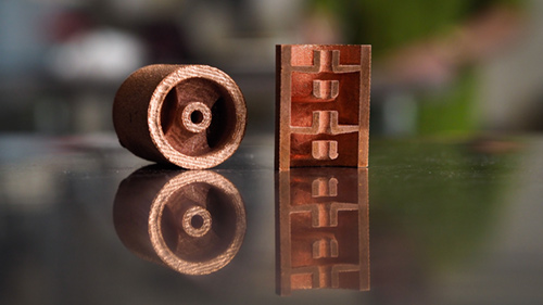 High-purity, 3D-printed copper coupled-cavity traveling wave tubes (CCTWT) produced in the center are drawing interest from industry and government partners.