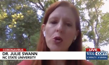 Swann Talks with WRAL about Moving Classes Online