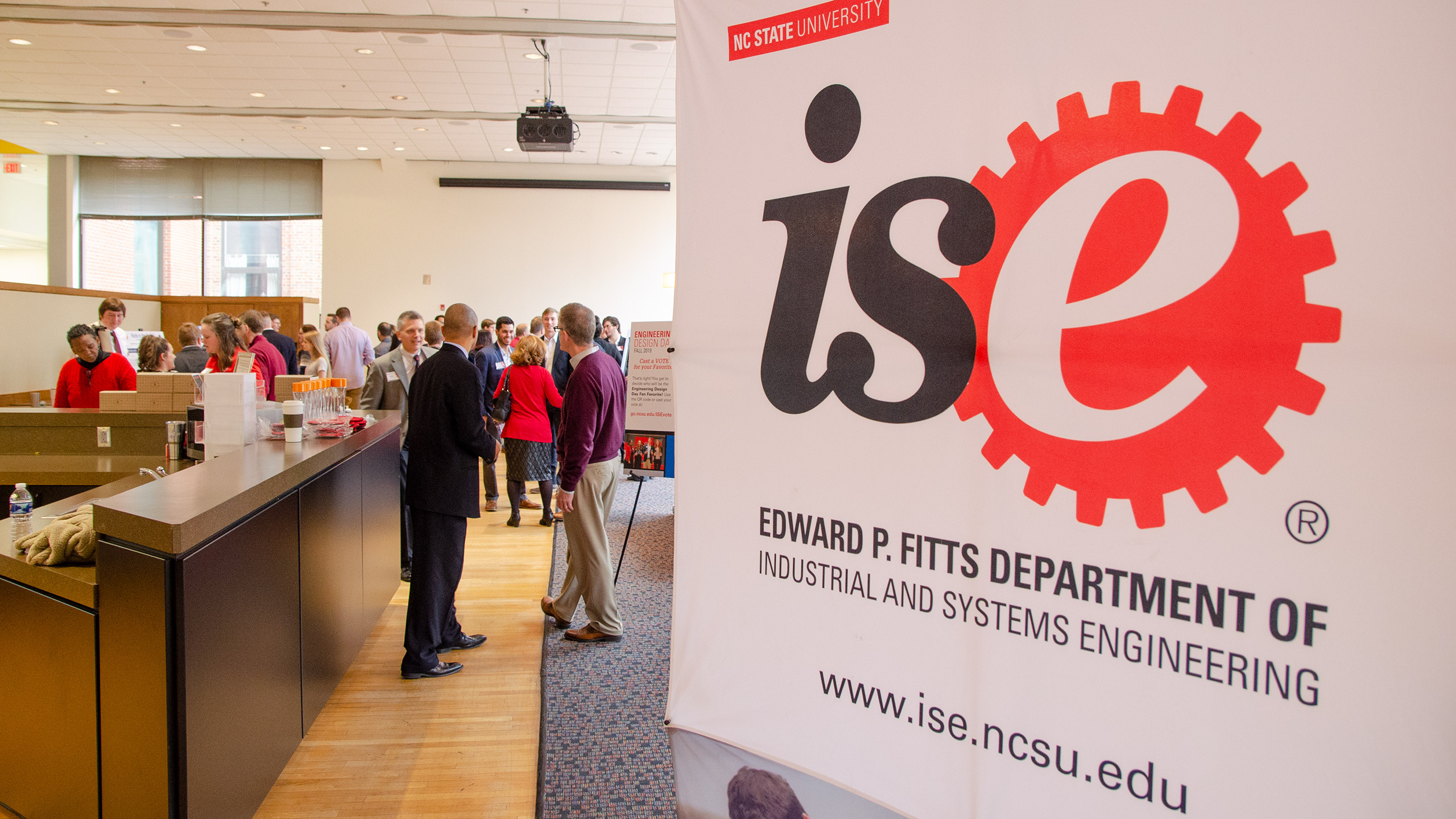 ISE Students and faculty participating in the Fall 2021 Engineering Design Day