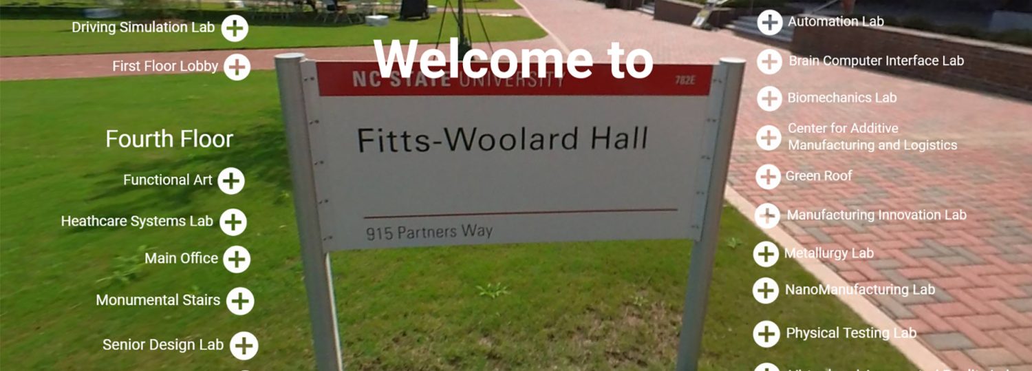 The sign outside of Fitts-Woolard Hall