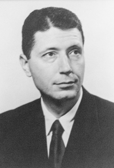 Portrait of David E. Henderson, who served as department head from 1947 through 1954