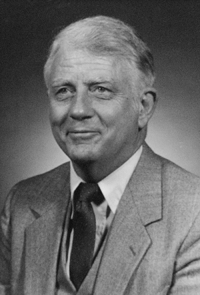 Portrait of William A. Smith, who served as department head from 1973 through 1982