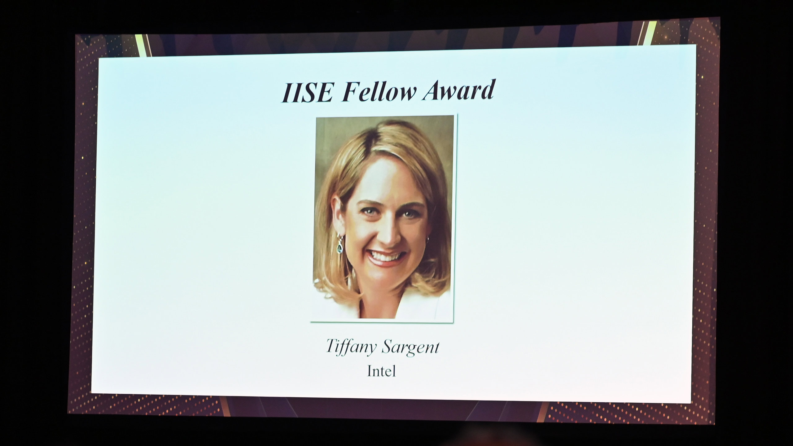 Tiffany Sargent wins an IISE Fellows Award for her work in industrial and systems engineering