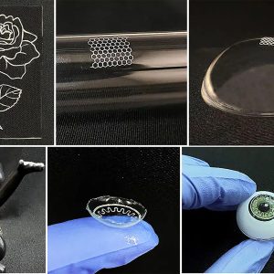 Technique Prints Flexible Circuits on Curved Surfaces, From Contact Lenses to Latex Gloves