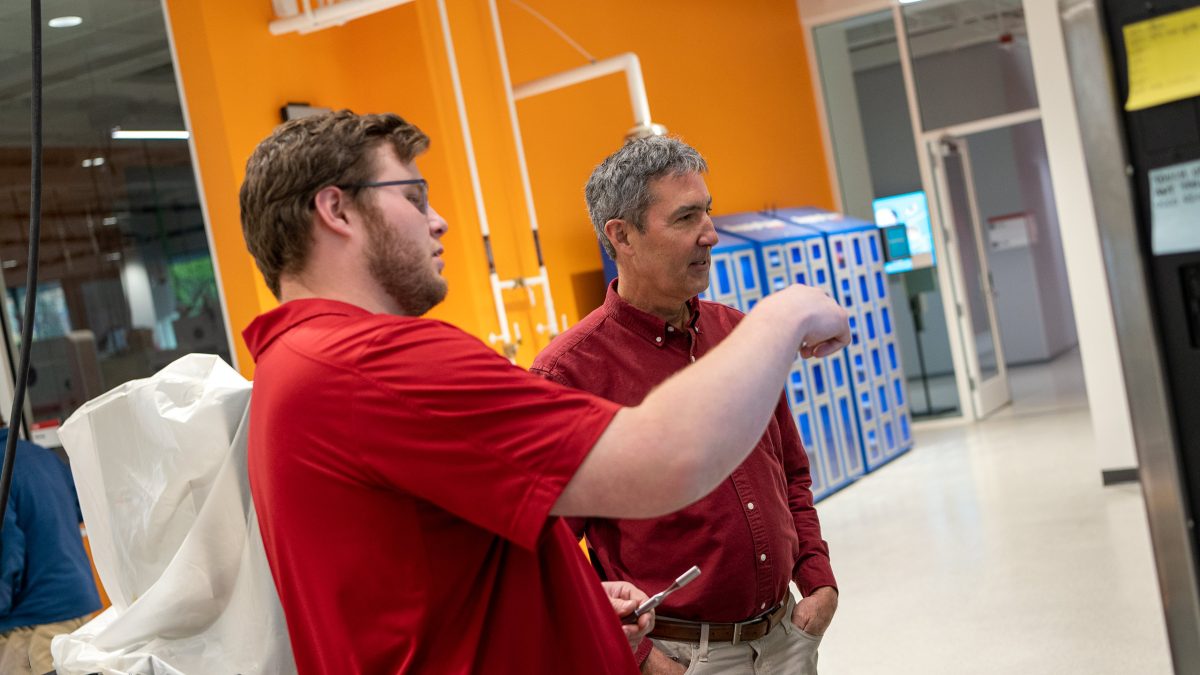 NC State supporters visit ISE Facilities