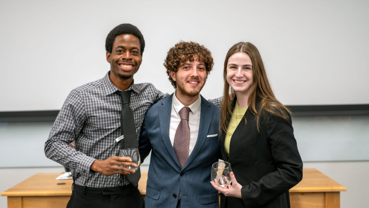 Team NC State Waste Reduction & Recycling - Mussa Tuli, Wasef Shaqlus and Katie Hallenbeck